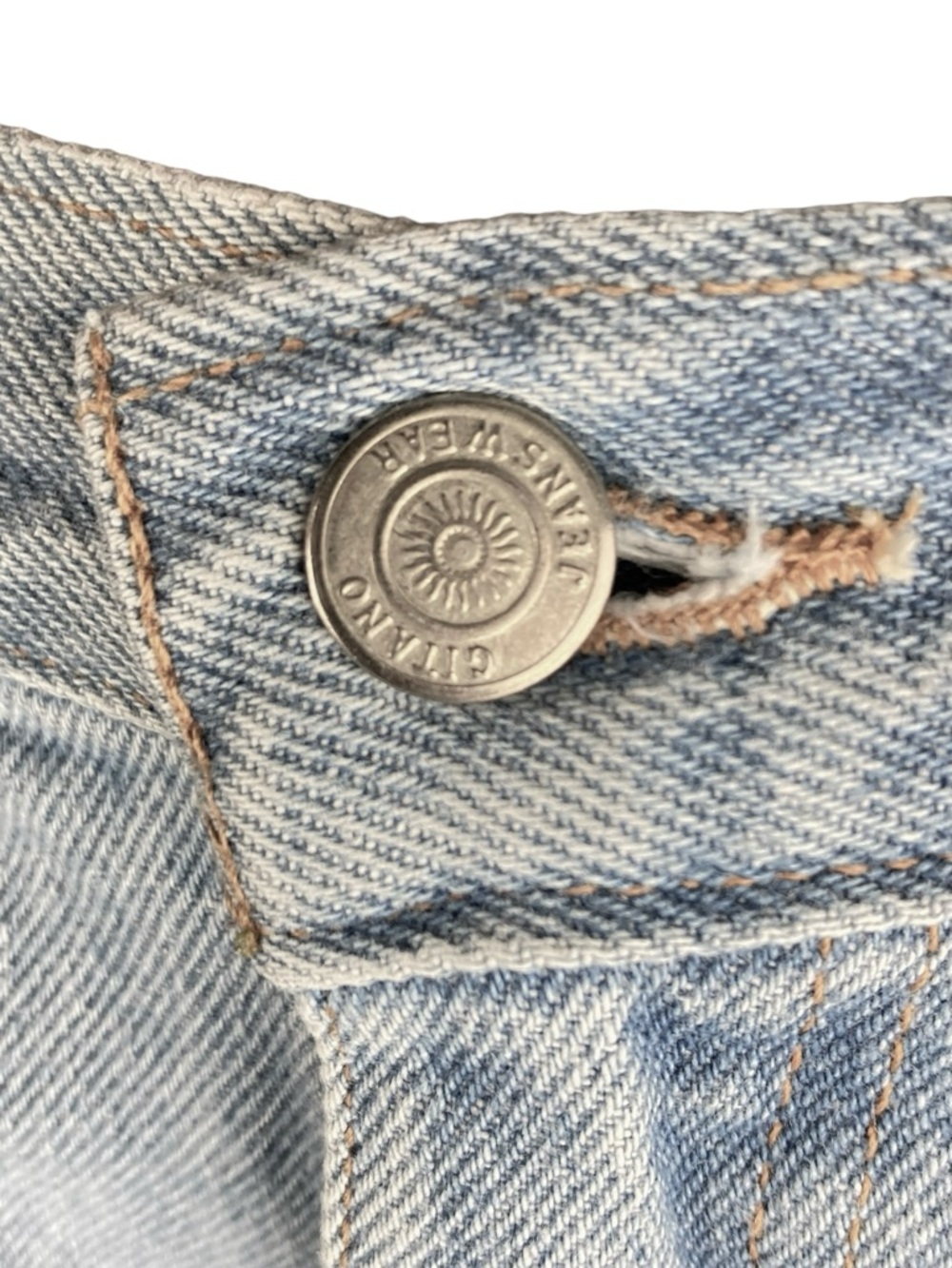 Vintage Gitano Light Wash Jeans Sz 8 Short - Picture 2 of 9